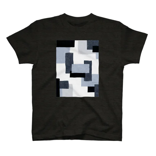 Denim Block Art . Regular Fit T-Shirt