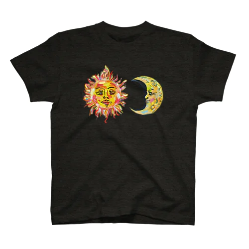 太陽と月 スタンダードTシャツ