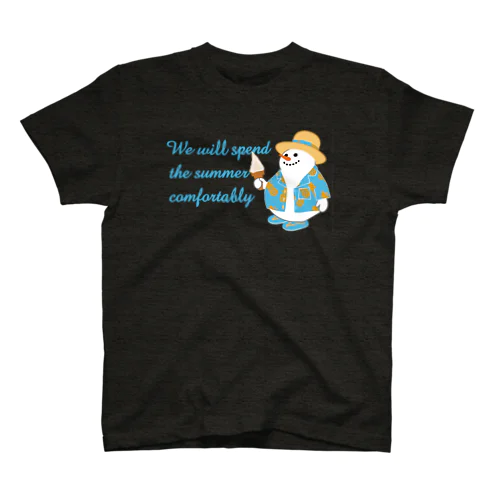 真夏のスノーマン(濃色用) Regular Fit T-Shirt