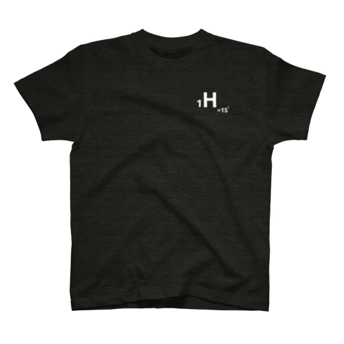 1.hydrogen(白/表のみ) スタンダードTシャツ