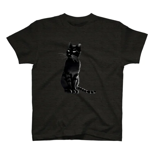 しましまくろねこ Regular Fit T-Shirt