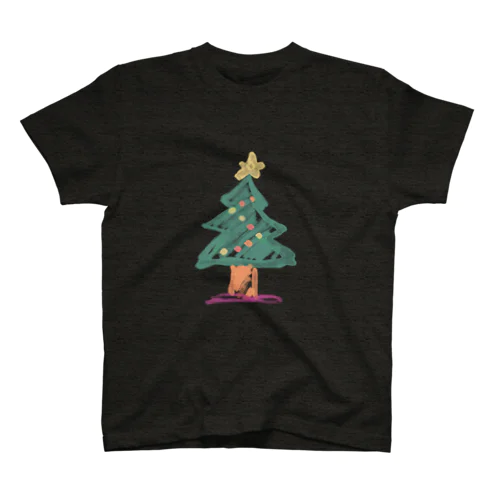 クレヨンのクリスマスツリー Regular Fit T-Shirt