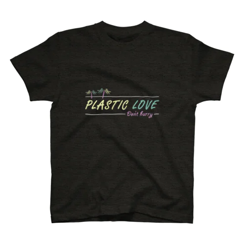 ネオン風デザイン　プラスティック ラブ Regular Fit T-Shirt