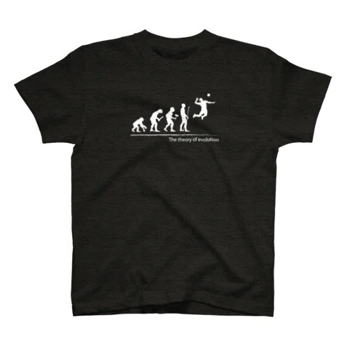 The theory of evolution(バレーボールバレーボール) Regular Fit T-Shirt