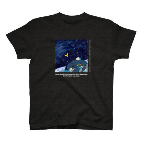 拾いぬいぐるみ〜Do surplus sharks dream of space?〜 Regular Fit T-Shirt