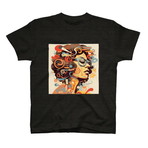 funky Lady 60's style Regular Fit T-Shirt