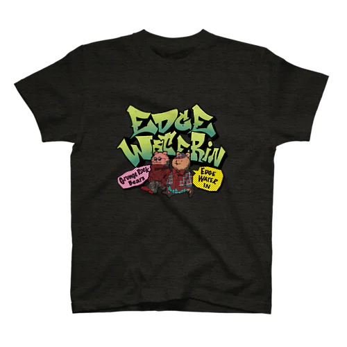 EDGE WATER IN Bears&Graffiti Art Logo Tee-type4- Regular Fit T-Shirt