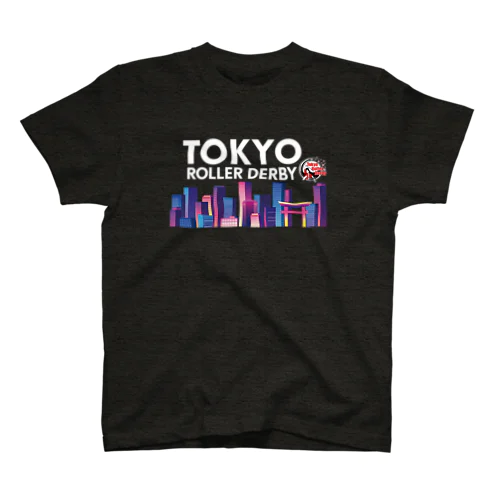 Tokyo Skyline（White character) スタンダードTシャツ