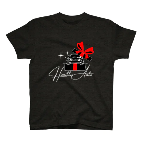 黒Himittu_AutoロゴVer Regular Fit T-Shirt