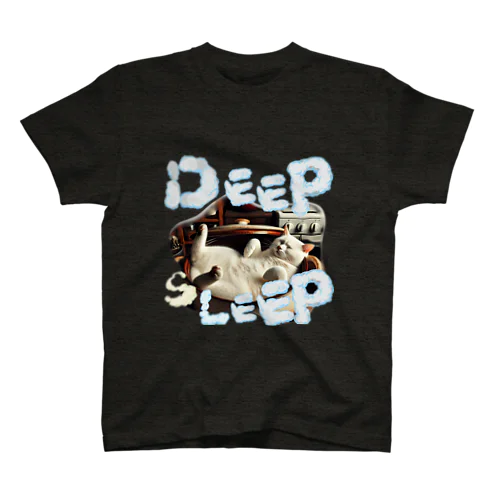 Deep Sleep Cat Regular Fit T-Shirt