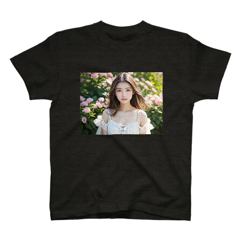 花と美女 スタンダードTシャツ