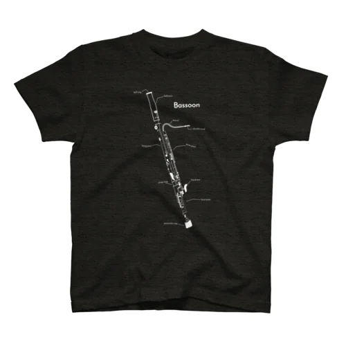 white bassoon　ファゴット 티셔츠