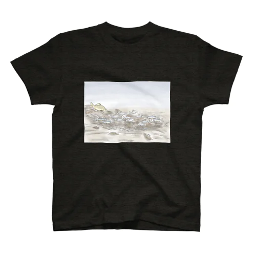 冬の魚たち　前面 Regular Fit T-Shirt