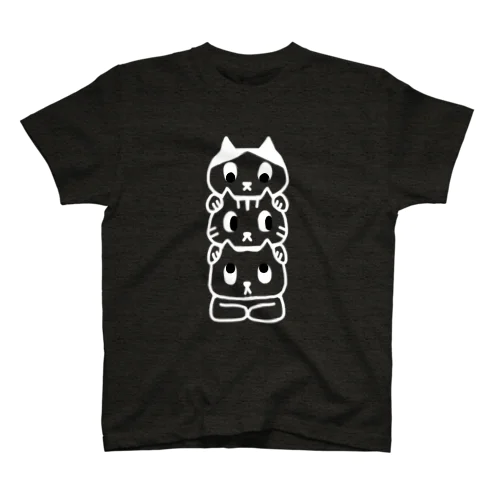 トーテム猫　黒T用 スタンダードTシャツ