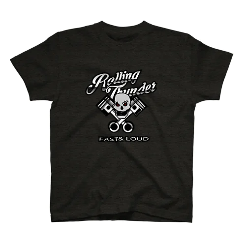Rolling Thunder ドクロ Regular Fit T-Shirt