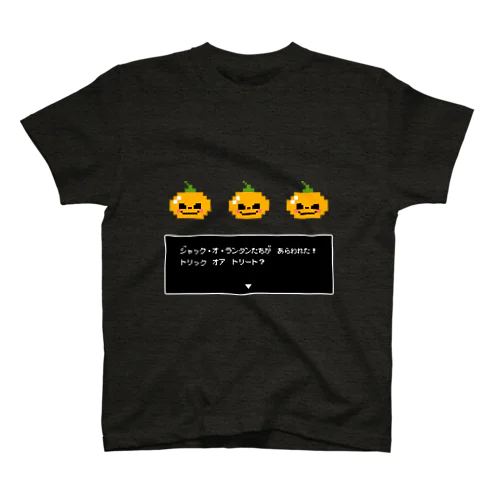 ドット絵ハロウィン　ジャック・オ・ランタンとバトル Regular Fit T-Shirt