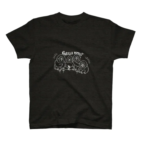 SHIRO Gorilla Family スタンダードTシャツ