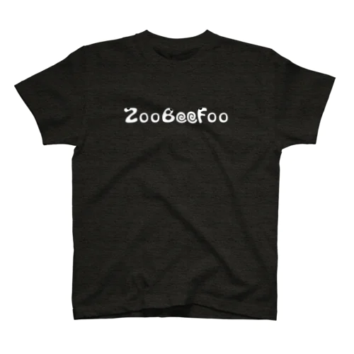 ZooBeeFoo白ロゴ Regular Fit T-Shirt