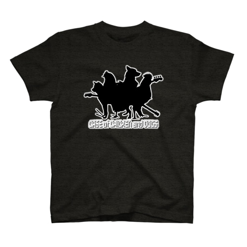 Case of CHICKEN and DOGS Regular Fit T-Shirt