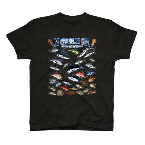 Saltwater fish_3CW スタンダードTシャツ