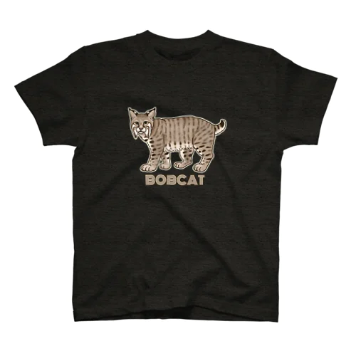 野生のにゃん・ボブキャット Regular Fit T-Shirt