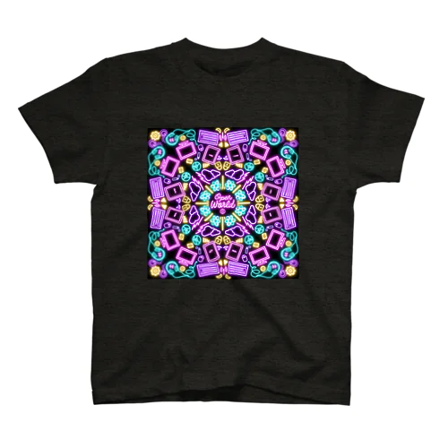 Neon シリーズ　IT_mandala Regular Fit T-Shirt