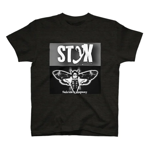 メンガタスズメ蛾STYXロゴTシャツ Regular Fit T-Shirt