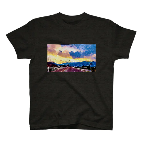 夕焼けの帰り道 Regular Fit T-Shirt