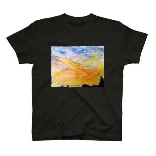 夏の夕焼け空 Regular Fit T-Shirt