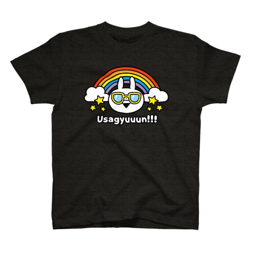 うさぎゅーん！ぱりぴぽレインボー Regular Fit T-Shirt