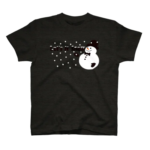 Let it snow スタンダードTシャツ