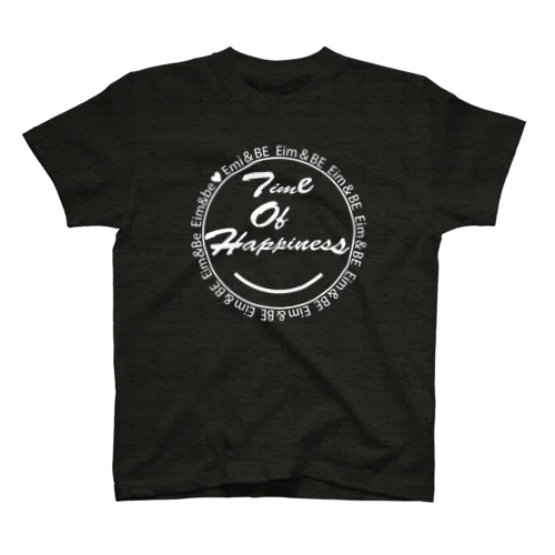 Time of happiness (ホワイトロゴ) Regular Fit T-Shirt