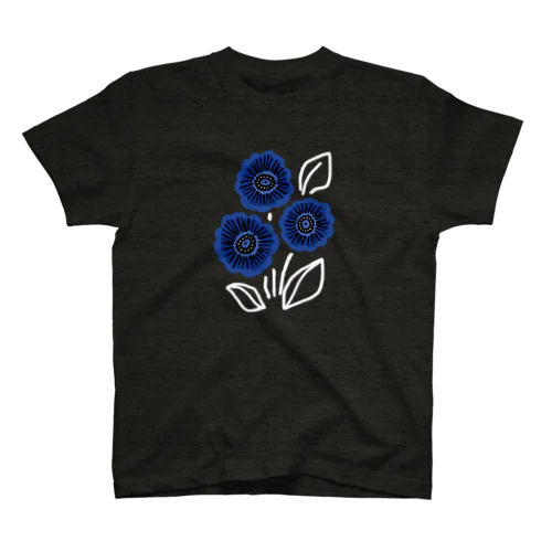 少し怪しい青い花 スタンダードTシャツ