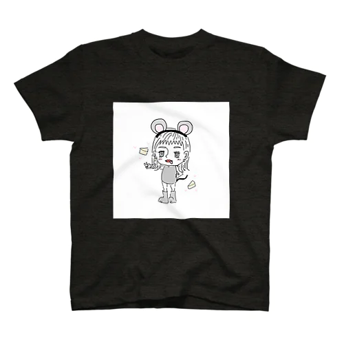 可愛い女の子🐭 スタンダードTシャツ