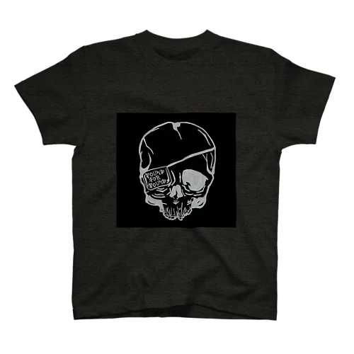 Broken Skull black ver Regular Fit T-Shirt