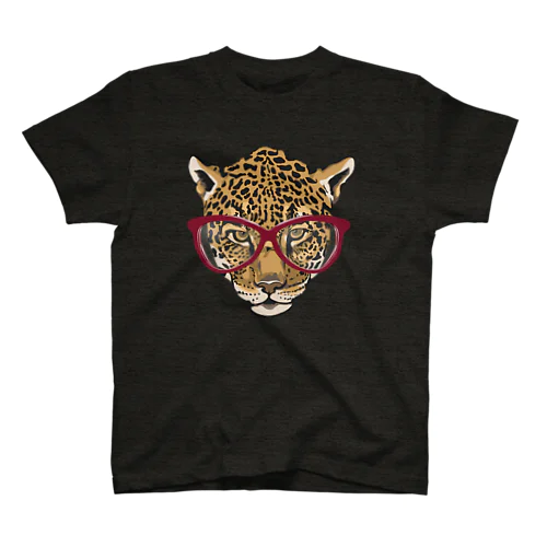 Leopard×メガネ Regular Fit T-Shirt