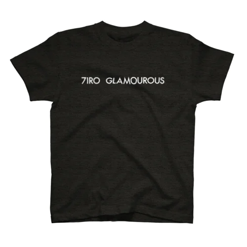 ※ノエルなし白文字 7IRO GLAMOUROUSシンプルロゴ  티셔츠