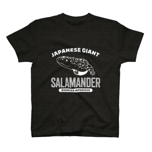 J.G.サラマンダー大学ロゴ（白） Regular Fit T-Shirt