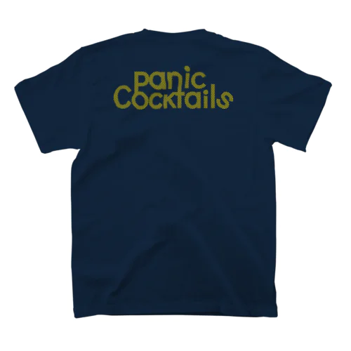 Panic Cocktails BoldLogo YellowDot Regular Fit T-Shirt
