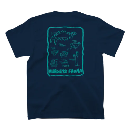 【らくがき風】バージェス動物群ソーダ色 Regular Fit T-Shirt