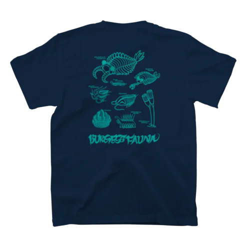 【切り絵】バージェス動物群ソーダ色 Regular Fit T-Shirt