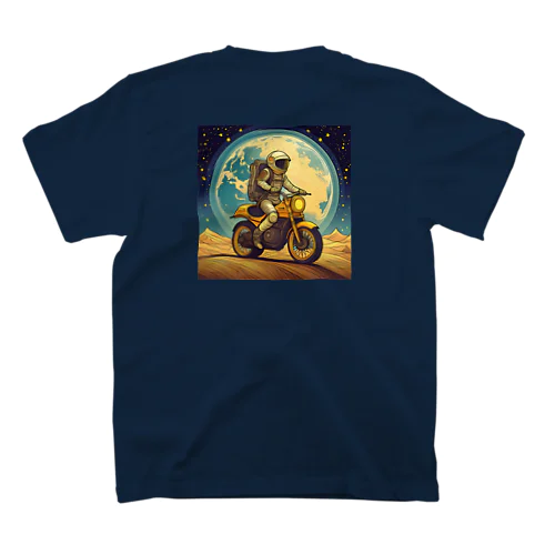 月面バイク乗り スタンダードTシャツ