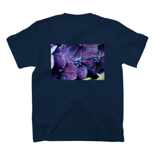 紫陽花　紫 Regular Fit T-Shirt
