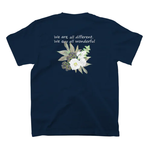 トルコキキョウ　wonderful ver.　濃い色 スタンダードTシャツ