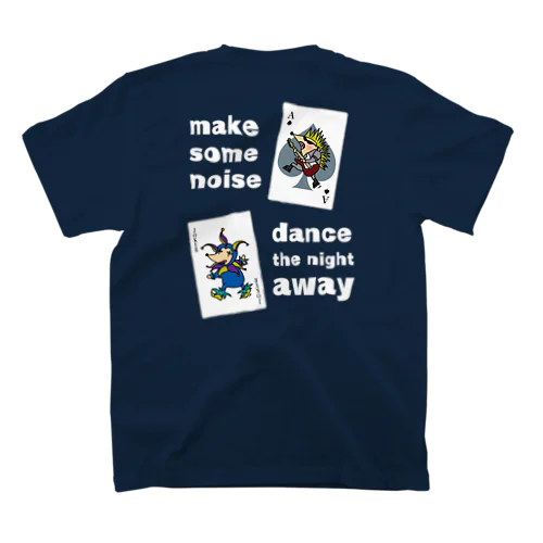  Make some noise♪♪♪_ロゴ白 Regular Fit T-Shirt