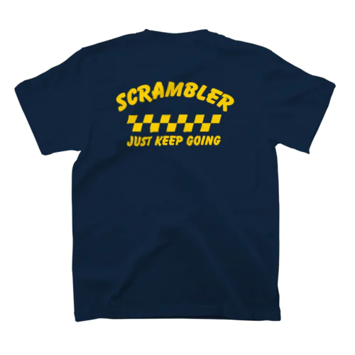 SCRUMBLER（スクランブラー）イエローフォント スタンダードTシャツ