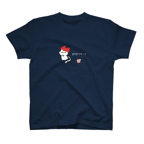 2♪ロゴ白ver．スイーツpopochan ポポちゃん Regular Fit T-Shirt