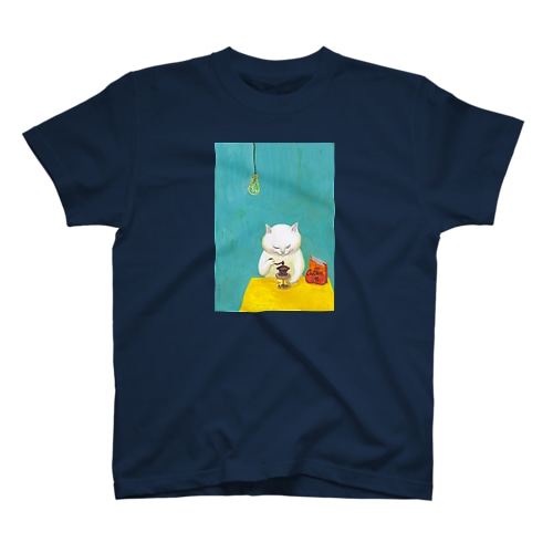 豆を挽く Regular Fit T-Shirt