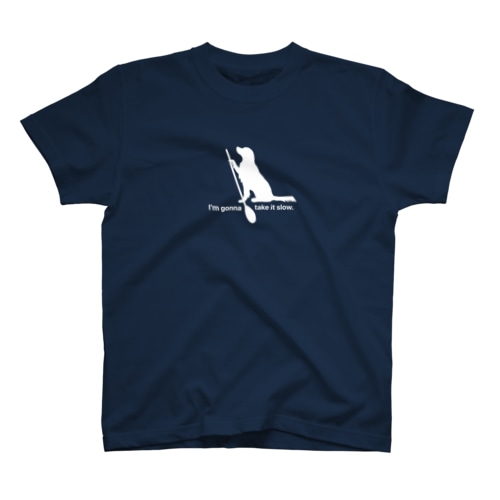 今日はのんびりSUPしようよ！白バージョン！ Regular Fit T-Shirt