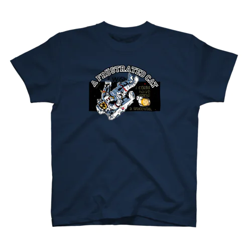 A FRUSTRATED CAT-03/宇宙遊泳したかった猫 Regular Fit T-Shirt